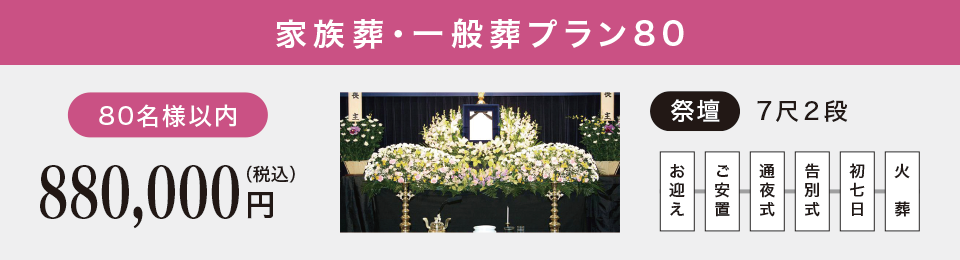 家族葬プラン80